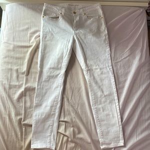 michael kors white jeans